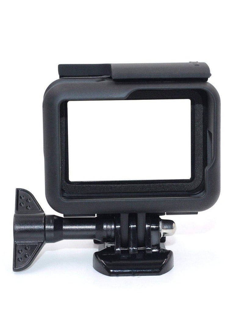 side-opening frame housing case camouflage without side button for gopro hero 5 6 with tripod adapter and screw  - Image 1