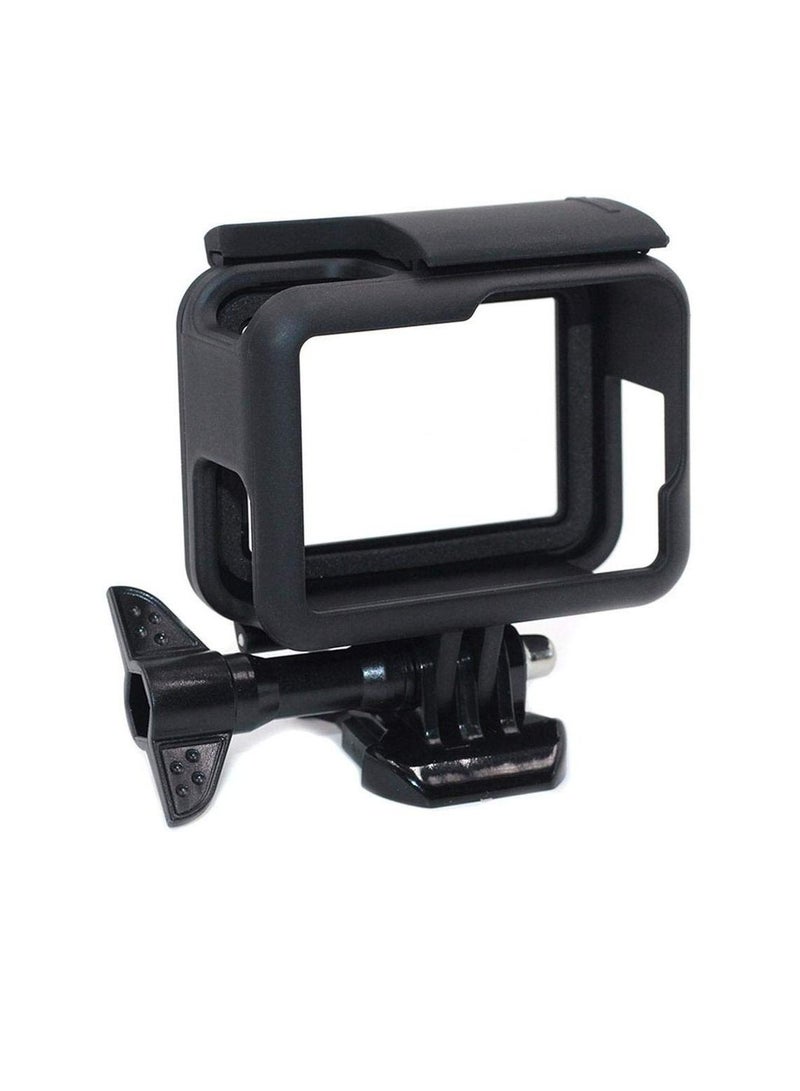 side-opening frame housing case camouflage without side button for gopro hero 5 6 with tripod adapter and screw  - Image 2