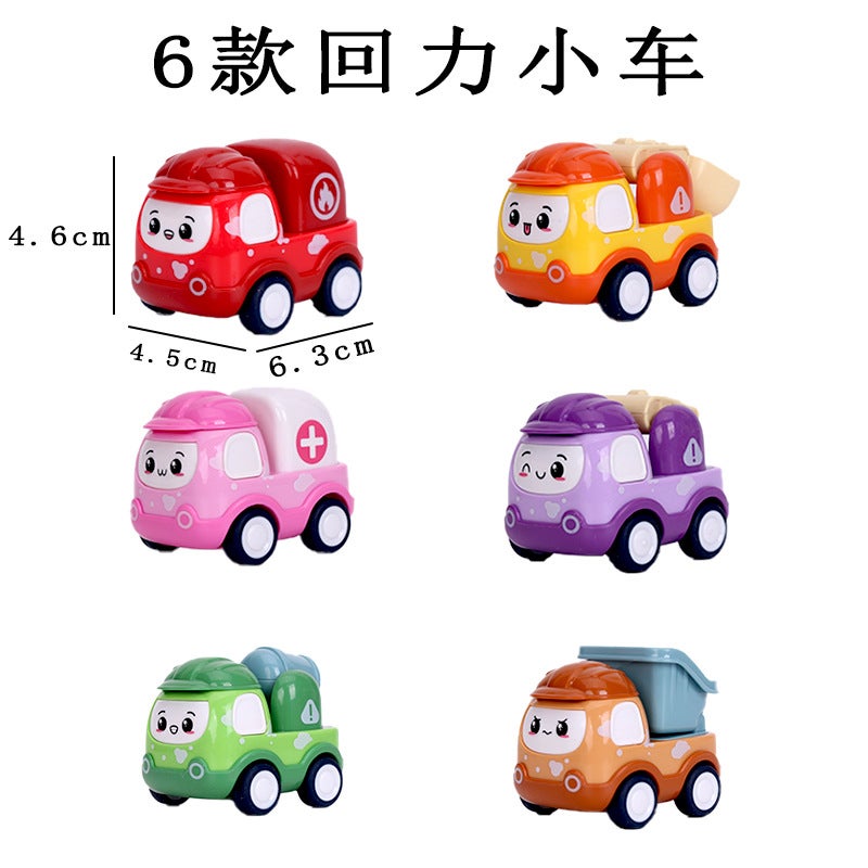 Kids Birthday Cake Topper Cars Theme Car 6-piece set 