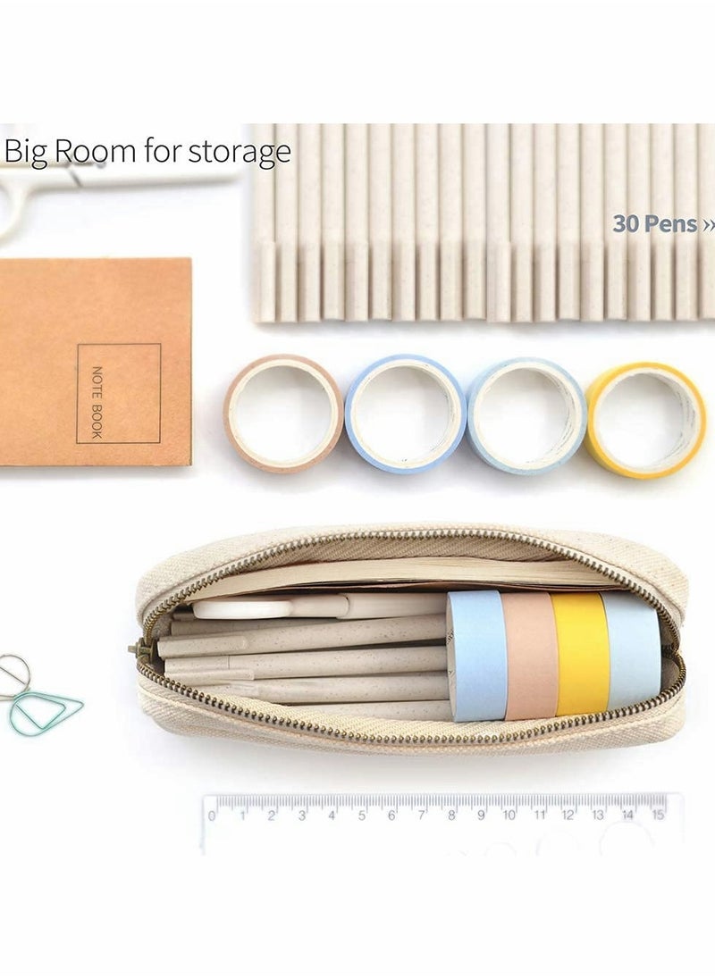 Excefore Student Pencil Case Durable Pencil Case Pouch Coin Pouch Cosmetic Bag  - Image 5