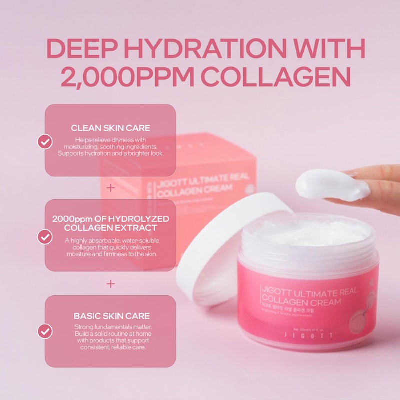 Jigott - Ultimate Real Collagen Cream 5.07 FL OZ/150ml - Image 4