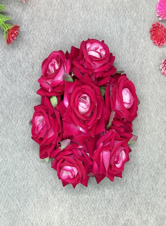 ماهل كعكة جودا مزينة بزهور الورد الاصطناعية من ماهال، مصنوعة يدويًا، لتزيين كعكة الزفاف التقليدية للنساء والفتيات - Image 2