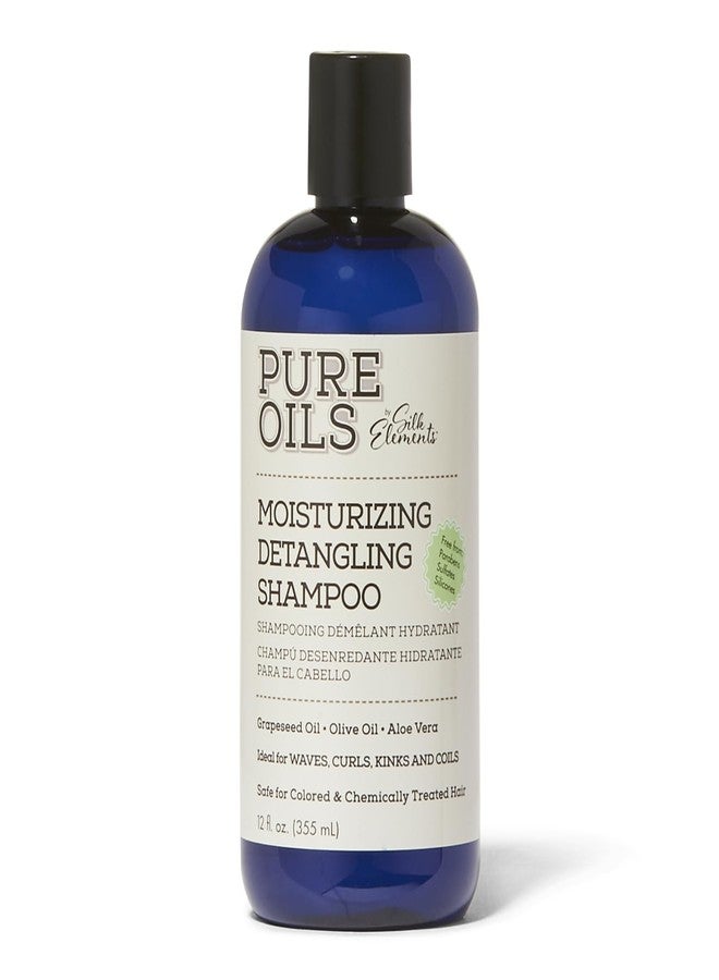 Silk Elements Pure Oils Moisturizing Detangling Shampoo,12fl.OZ(355 ml) - Image 1