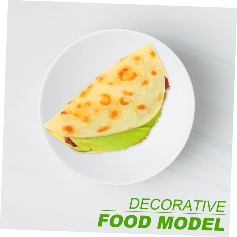 Realistic PVC Pancake Food Prop For Photography And Staging Lifelike Artificial Decor - Image 4