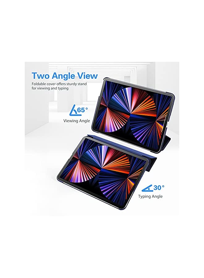 Procases ProCase iPad Pro 12.9 Case 2022/2021/2020/2018, Slim Stand Hard Back Shell Smart Cover for iPad Pro 12.9 Inch 6th Generation 2022/5th Gen 2021/4th Gen 2020/3rd Gen 2018 -Navy - Image 5