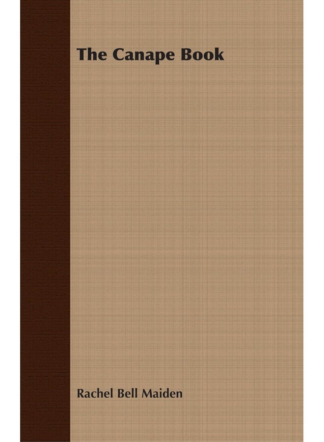Das Press The Canape Book 
