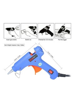 NIBEMINENT Multifunctional Household DIY Glue Gun Blue/Black  - Image 2
