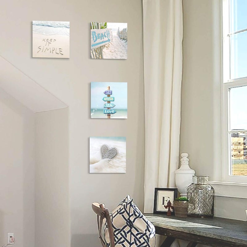 UTOP-art Beach Canvas Wall Art Set - Image 4