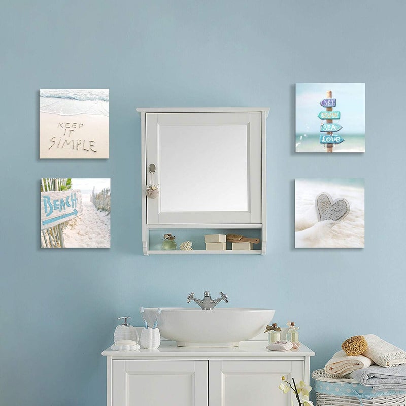 UTOP-art Beach Canvas Wall Art Set - Image 2