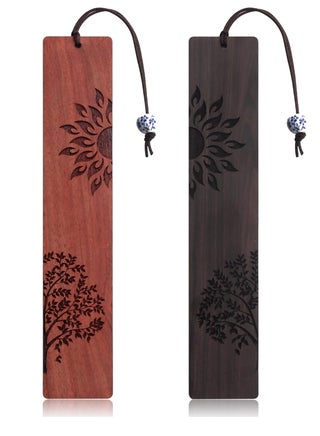 2 Pieces Wood Bookmark Vintage Bookmark with Sticky Tabs Gift Craft Book Lovers Handmade Natural Wooden Carving Ideal for Birthday Present Students Teachers Appreciation (Traditional Style) - pzsku/Z5E58FA308A5F23C02AC0Z/45/1746541011/904ad89e-0183-49c1-a91f-66735b45dfe3