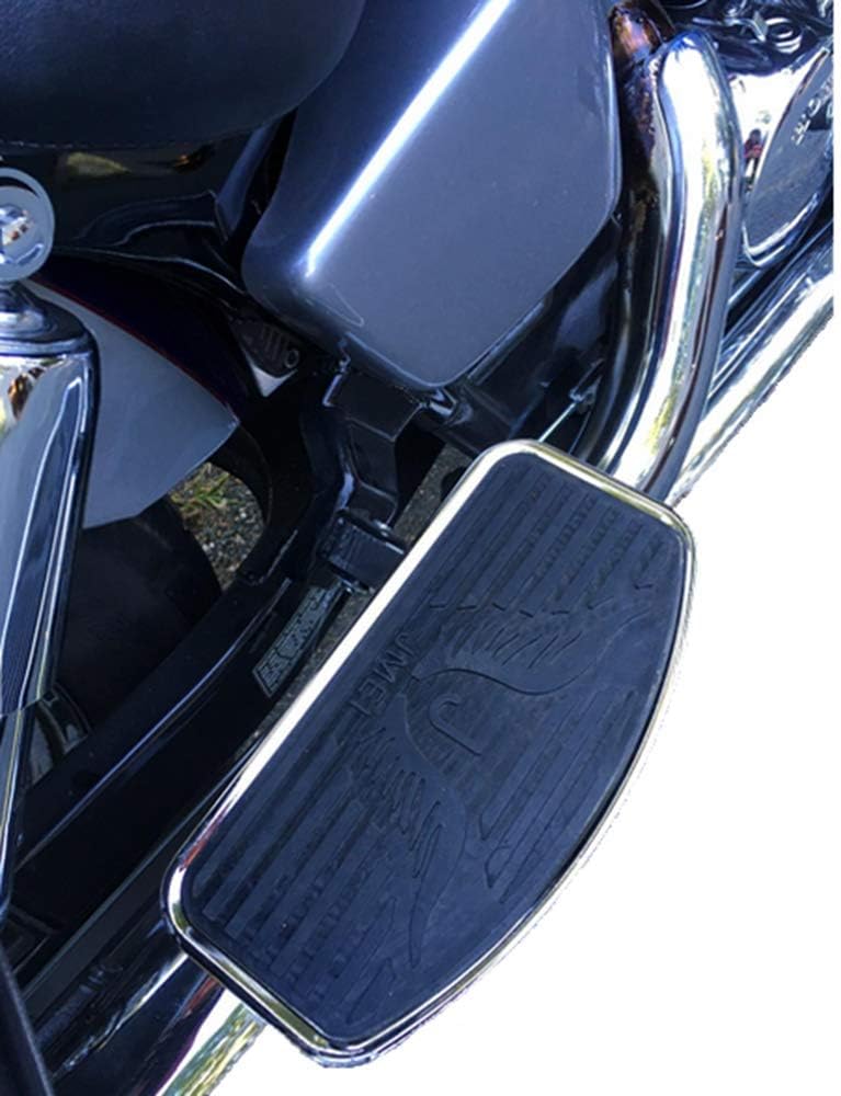 logass Motorcycle Floorboard Front/Rear passenger foot pegs for Honda Magna VF250/VT250/VF750 1994-2013 Yamaha V-STAR DragStar XVS 650 / Virago XV125/250/400 Pair (Reat) - Image 2