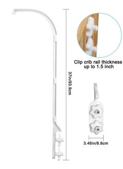 Accfore Accfore 37 Inch Double Screw Crib Activity Rattle Holder  - Image 2