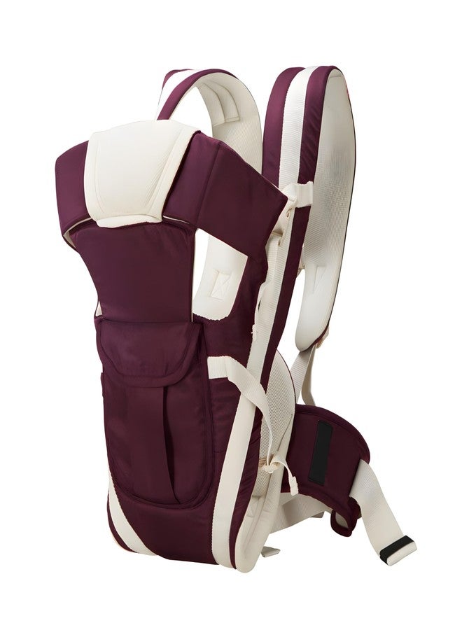 Everstep Bag/Adjustable Hands Free 4 in 1 Baby/Baby sefty Belt/Child Safety Strip/Baby Sling Carrier Bag/Baby Back Carrier Bag Front Carry Facing (Purple) - Image 1