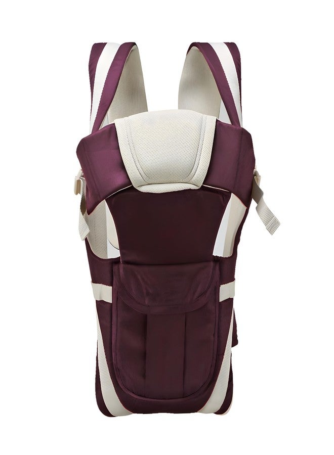 Everstep Bag/Adjustable Hands Free 4 in 1 Baby/Baby sefty Belt/Child Safety Strip/Baby Sling Carrier Bag/Baby Back Carrier Bag Front Carry Facing (Purple) - Image 2
