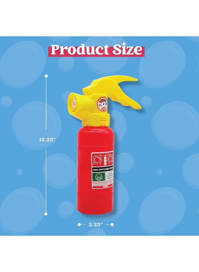 Automatic Bubble Maker Fire Extinguisher design Bubble Blower Machine with Bubble Solution (230 ml) for Kids, Indoor and Outdoor Play, Summer Themed Party fun and Birthday Gift - Image 3