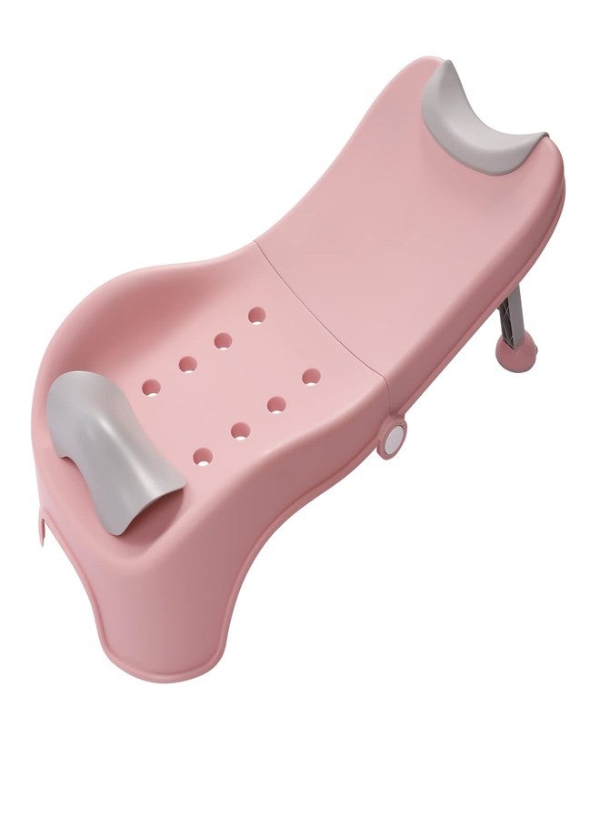 CNCEST Adjustable Children Shampoo Chair,Toddler Shampoo Chair Bather for 0-5 Years Old,Kids Hair Washing Bath Seat,Children Head Hair Rinser Salon Chair 50kg/110.23lbs Max Load (Pink) (Pink) - Image 1
