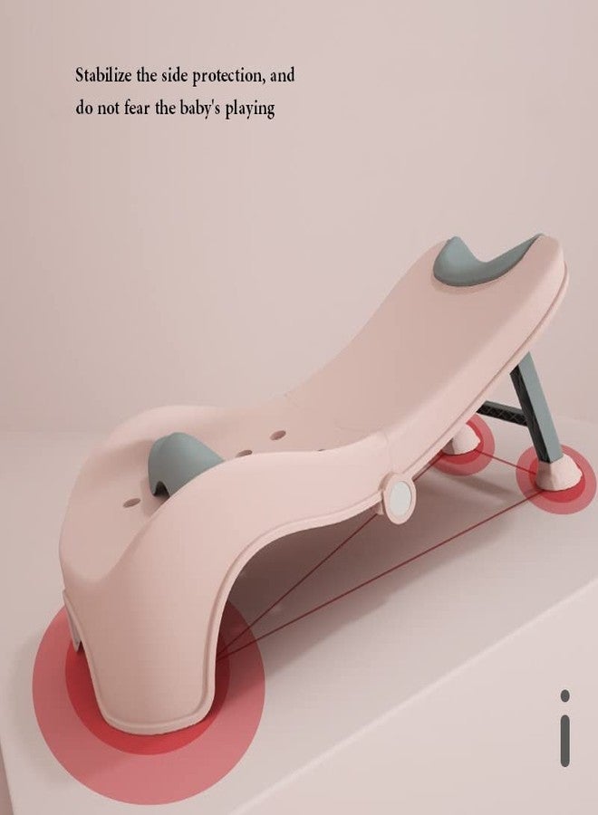 CNCEST Adjustable Children Shampoo Chair,Toddler Shampoo Chair Bather for 0-5 Years Old,Kids Hair Washing Bath Seat,Children Head Hair Rinser Salon Chair 50kg/110.23lbs Max Load (Pink) (Pink) - Image 4