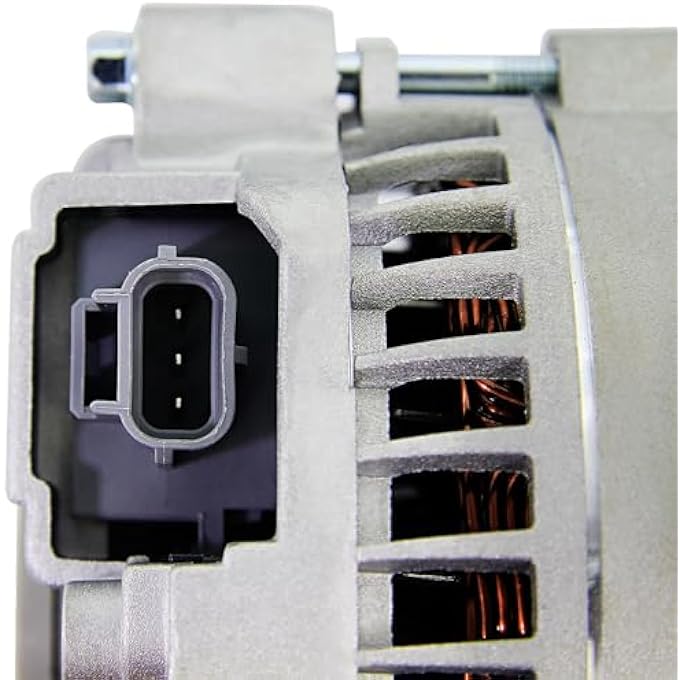 BDELI New Alternator Replacement 110 AMP for 2001 2002 2003 2004 Ford Mustang V6 3.8L, 2004 Mustang V6 3.9L, 1R3U-AA 1R3U-AB 1R3U-AC 1R3U-AD AFD0075 400-14048 400-14165 40014048R 8266N - Image 3