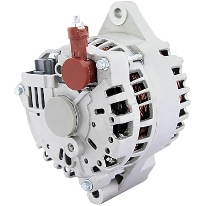 BDELI New Alternator Replacement 110 AMP for 2001 2002 2003 2004 Ford Mustang V6 3.8L, 2004 Mustang V6 3.9L, 1R3U-AA 1R3U-AB 1R3U-AC 1R3U-AD AFD0075 400-14048 400-14165 40014048R 8266N - Image 2
