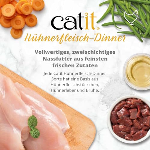 Catit Chicken Dinner with Liver & Sweet Potato – Hydrating and Healthy Wet Cat Food for Cats of All Ages - Image 3