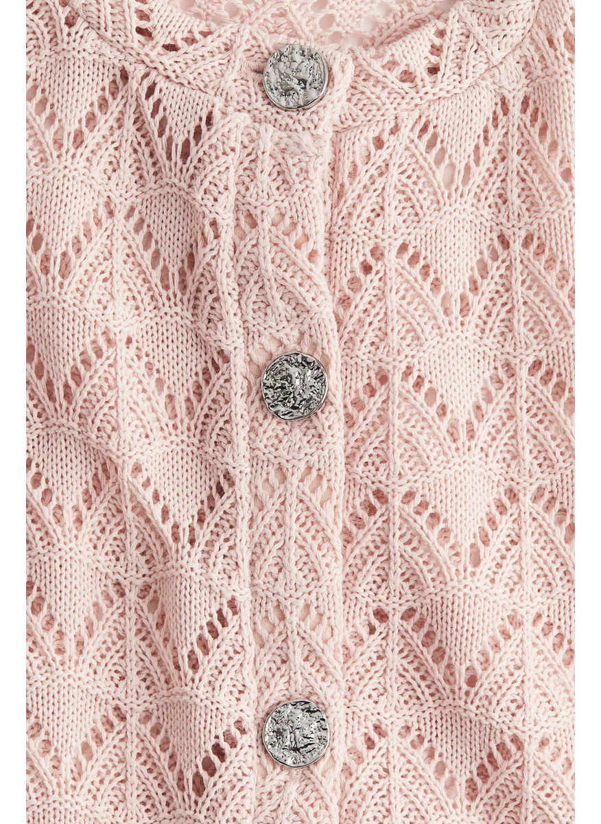 اتش اند ام Pointelle-Knit Cardigan