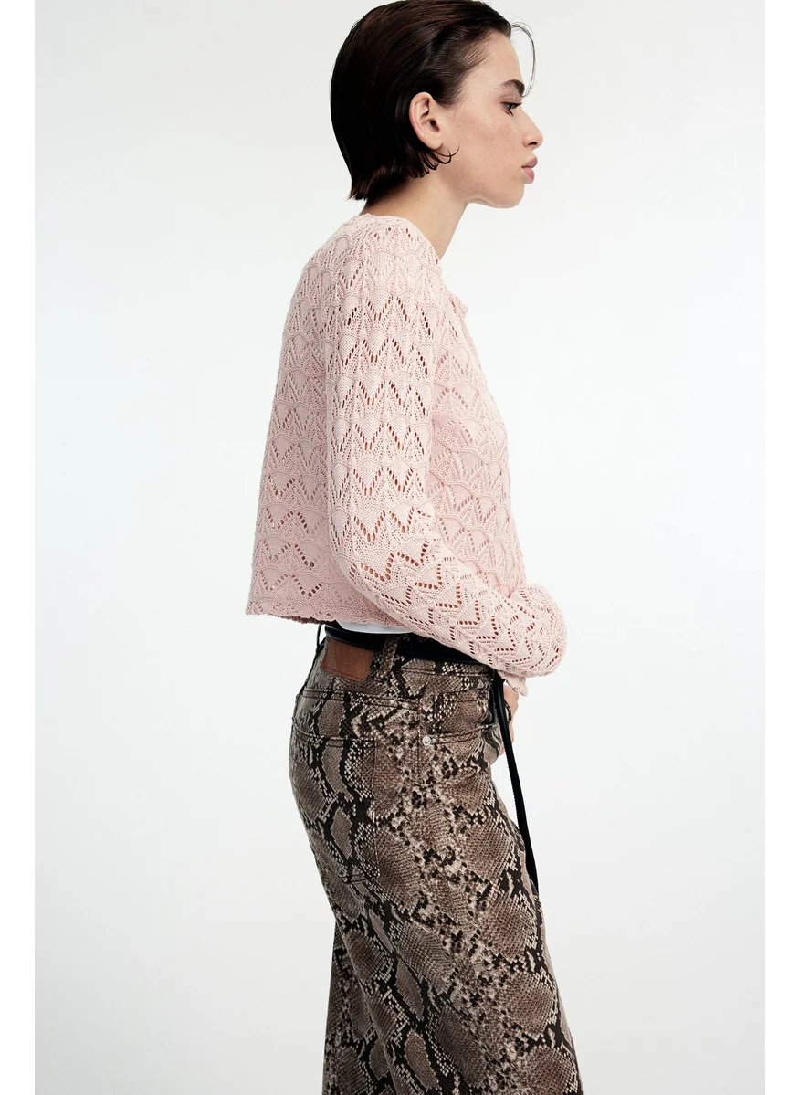 اتش اند ام Pointelle-Knit Cardigan