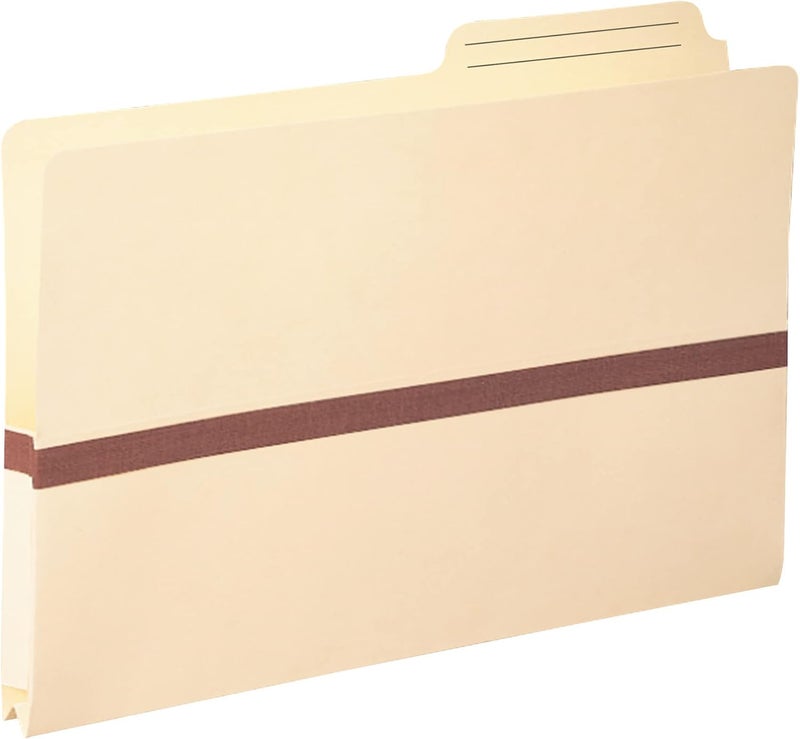 Smead File Pocket 25Cut Printed Tab TyvekReinforced Legal Size Manila 50 per Box 76487 - Image 1