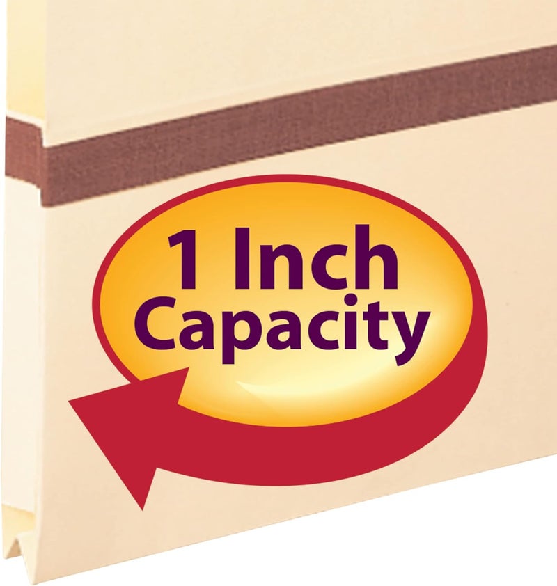 Smead File Pocket 25Cut Printed Tab TyvekReinforced Legal Size Manila 50 per Box 76487 - Image 4