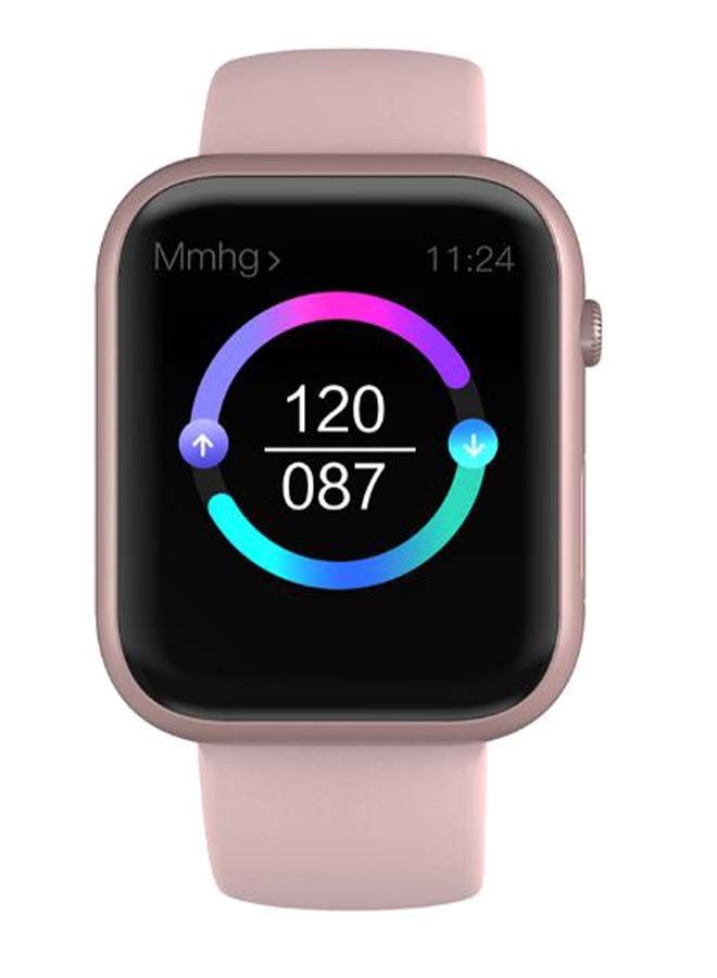 NIBEMINENT SX16 Anti-Scratch Heart Rate Monitor Sport Smartwatch Pink - Image 1
