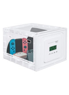 Generic Lockable Box, 2 Mode Timing/Password Medicine Storage Box with Lock, Lockable Storage Bin Organiser Box for Fridge Food/Snacks/Phone/Tablet Jail/Home Safety, Batteries not included  - Image 1