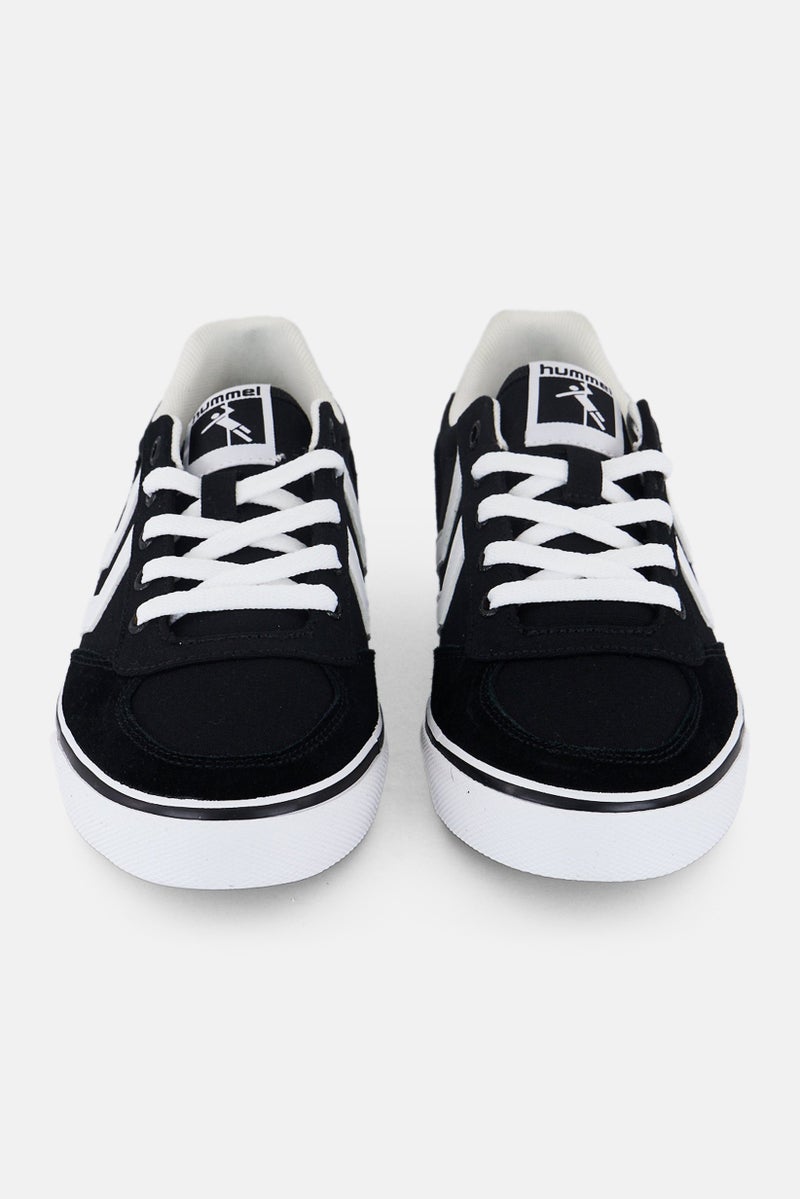 Hummel أحذية أطفال أولاد ستاديل منخفضة مزودة بأربطة للخارج، سوداء - Image 4