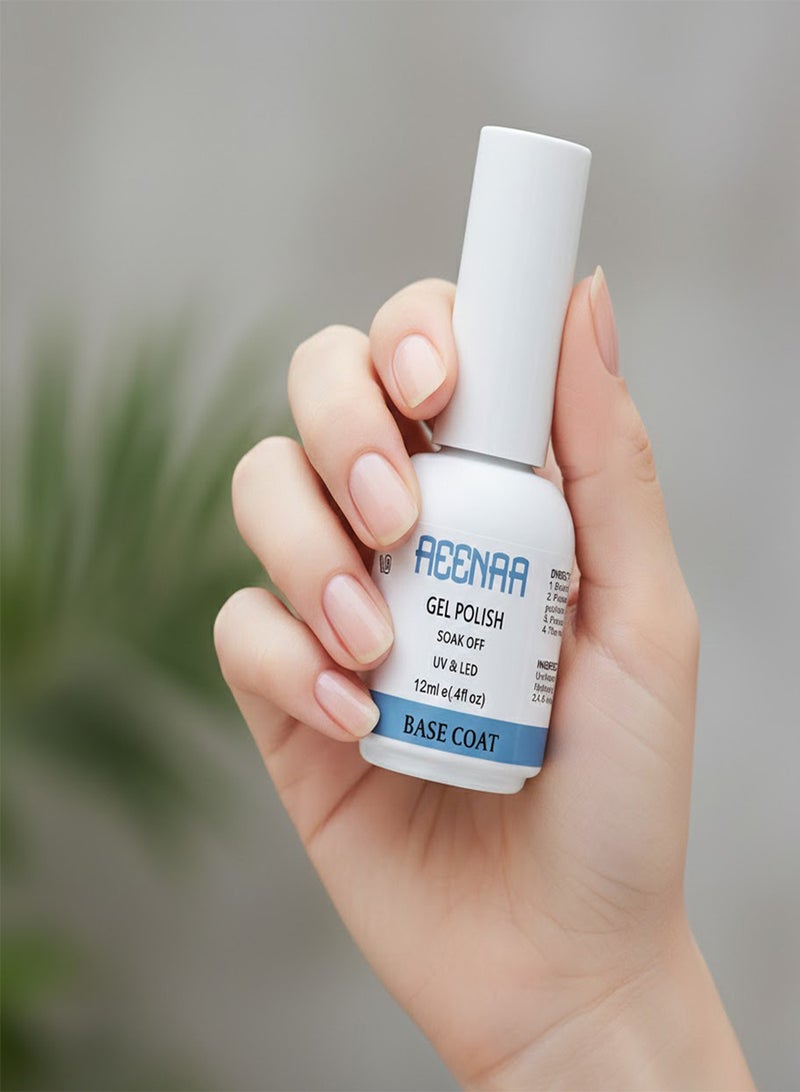 AEENAA Gel Nail Polish Top Coat And Base Coat Soak off UV LED - Image 5