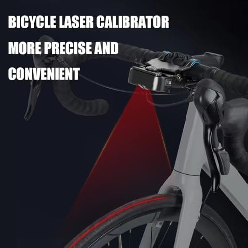 JHSHlye Handlebar Laser Aligner for Bicycles, Bike Seat Calibrator Bike Tool,Bicycle Handlebar Laser Aligner Seat Center Adjuster Measurement Tool, Aligning Indicator Tool - Image 2