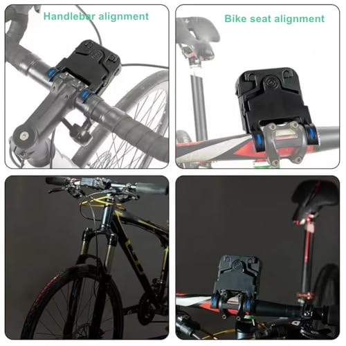 JHSHlye Handlebar Laser Aligner for Bicycles, Bike Seat Calibrator Bike Tool,Bicycle Handlebar Laser Aligner Seat Center Adjuster Measurement Tool, Aligning Indicator Tool - Image 4