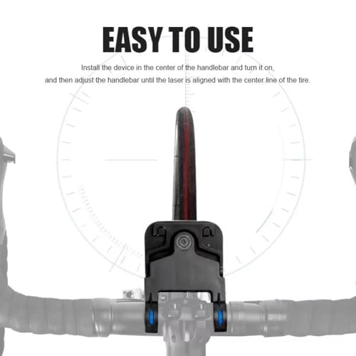 JHSHlye Handlebar Laser Aligner for Bicycles, Bike Seat Calibrator Bike Tool,Bicycle Handlebar Laser Aligner Seat Center Adjuster Measurement Tool, Aligning Indicator Tool - Image 3