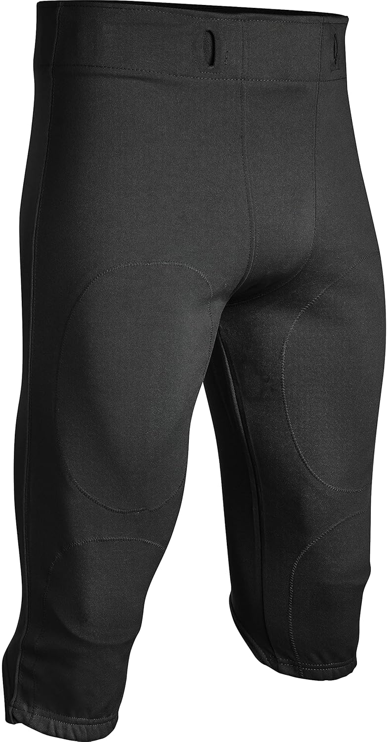CHAMPRO Men's Touchback Football Practice Pants, Black, Adult 5X-Large - Image 1