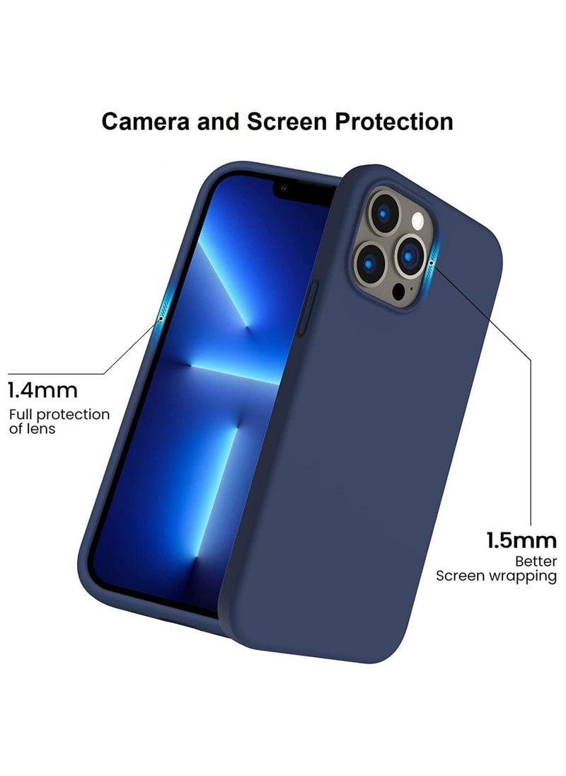 Generic - iPhone 14 pro Case Upgrade Defender Silicone Cover ShockProof Anti-Scratch Protective Phone Case (BLUE) - Image 1
