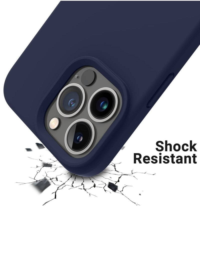 Generic - iPhone 14 pro Case Upgrade Defender Silicone Cover ShockProof Anti-Scratch Protective Phone Case (BLUE) - Image 1