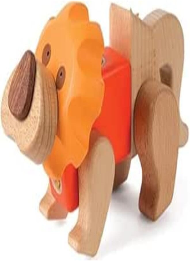 Al Safwa Al Safwa W12-14 Meccano Lion Grass Disassembly Toy, Multicolor 