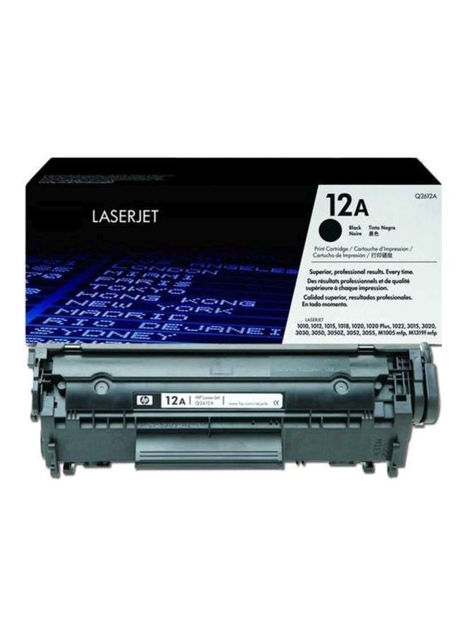HP 12A Laser Toner Cartridge Black - Image 1