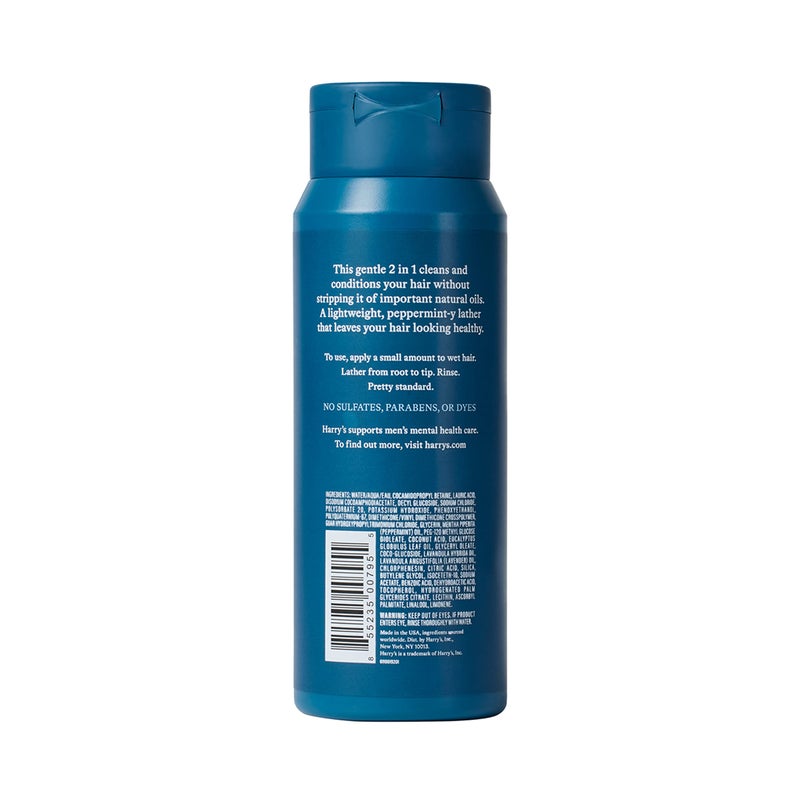 Harry's Men's Shampoo and Conditioner 2 in 1, Gentle & Refreshing For All Hair Types, 14 Fl Oz, 3 Count - Image 3