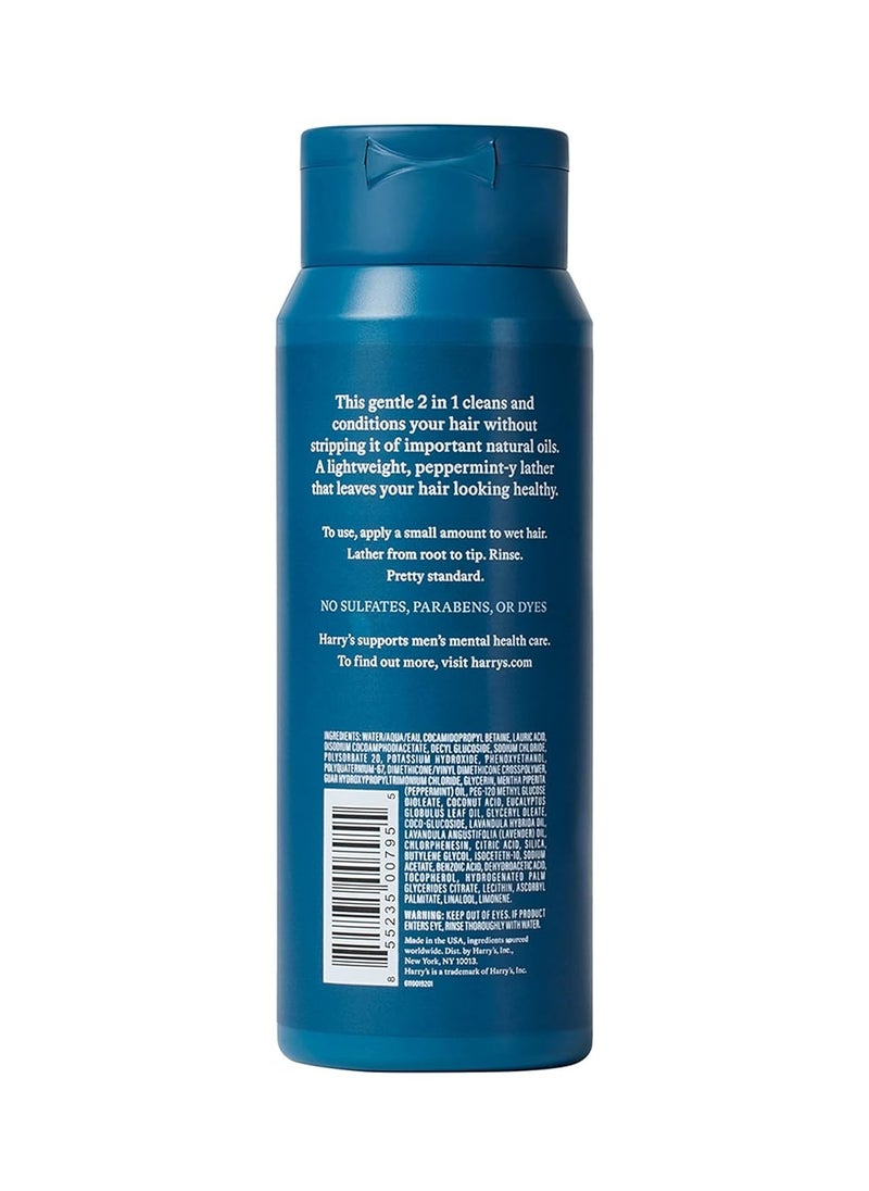 Harry's - Harry's Men's 2 in 1 Shampoo and Conditioner for All Hair Types | Gentle & Refreshing | 14 Fl Oz, 3 Count - Image 1