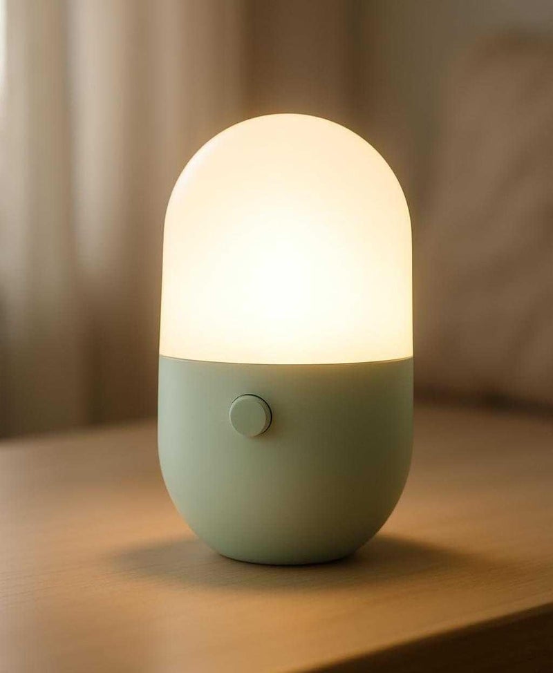 Chocozone 2 Color Light Changable Night Lamp for Room Plug in Night Light for Bedroom Night Lamp for Kids Room - Image 2