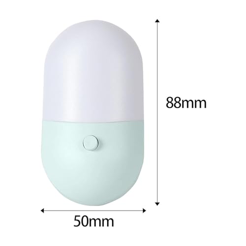 Chocozone 2 Color Light Changable Night Lamp for Room Plug in Night Light for Bedroom Night Lamp for Kids Room - Image 3
