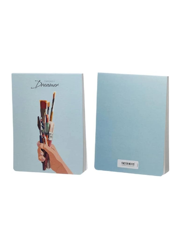 FACTOR NOTES Factor Notes Sketchbook: A4 Sized, Textured Fine Grain Medium Surface 160 GSM (Dreamer), (FN6007)  - Image 1