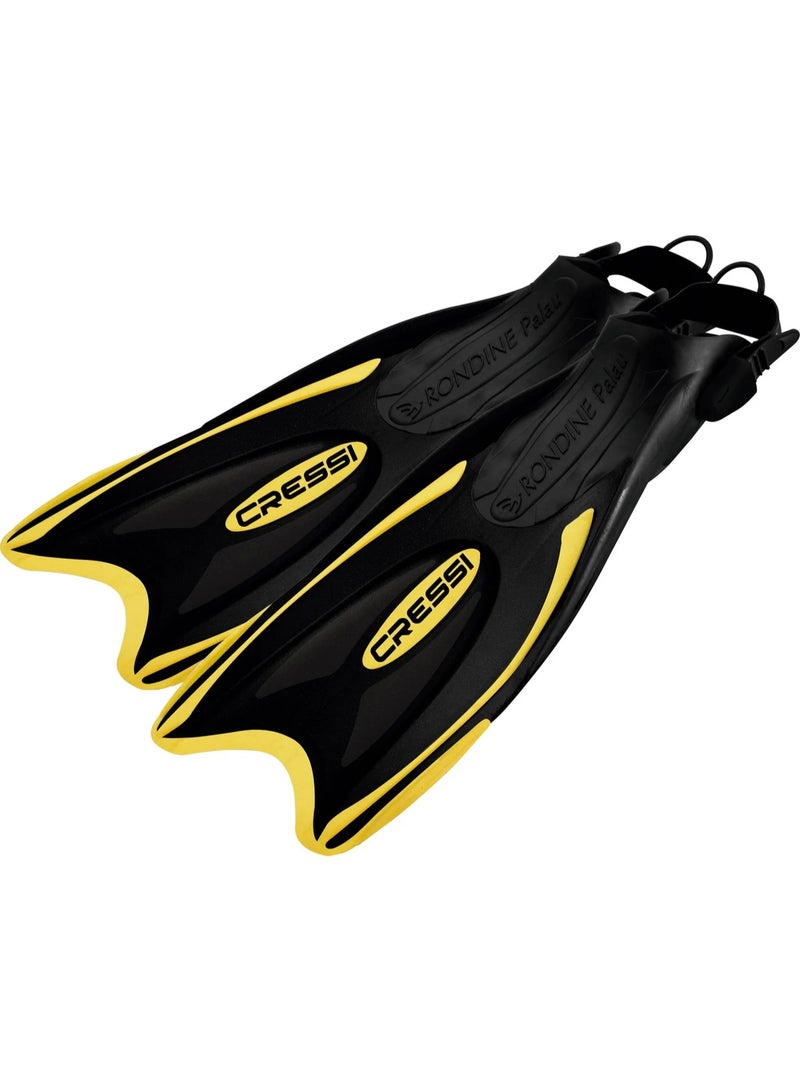 Cressi Palau Fins Black/Yellow - Image 1