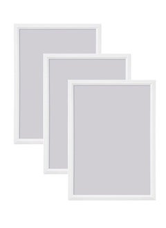 حزمة من ثلاثة إطارات Yllevad بيضاء 13x18 سم
