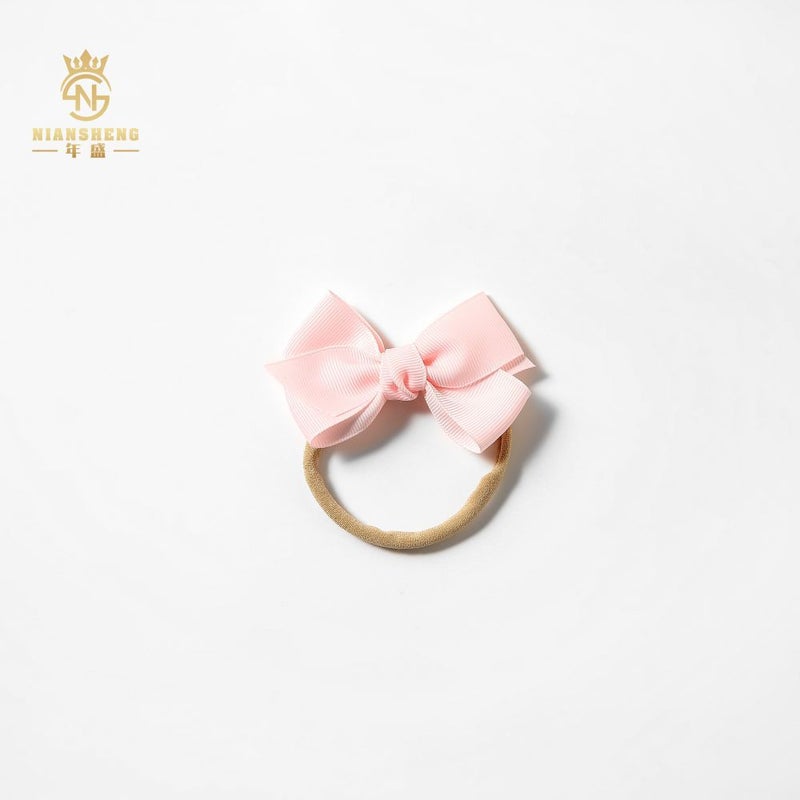 إسكدنيا Soft Stretch Nylon Hair Ties with Bow for Kids#6 #6