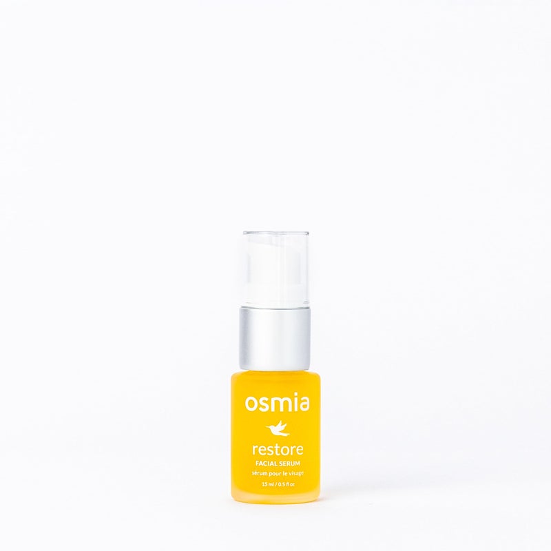 Osmia Skincare - Natural Restore Facial Serum | Lavender, Carrot Seed, Jojoba, Borage, + Pomegranate Oils | Moisturize, Boost, Nourish | Clean Beauty For Healthy Skin (0.45 fl oz | 13.3 ml) - Image 2