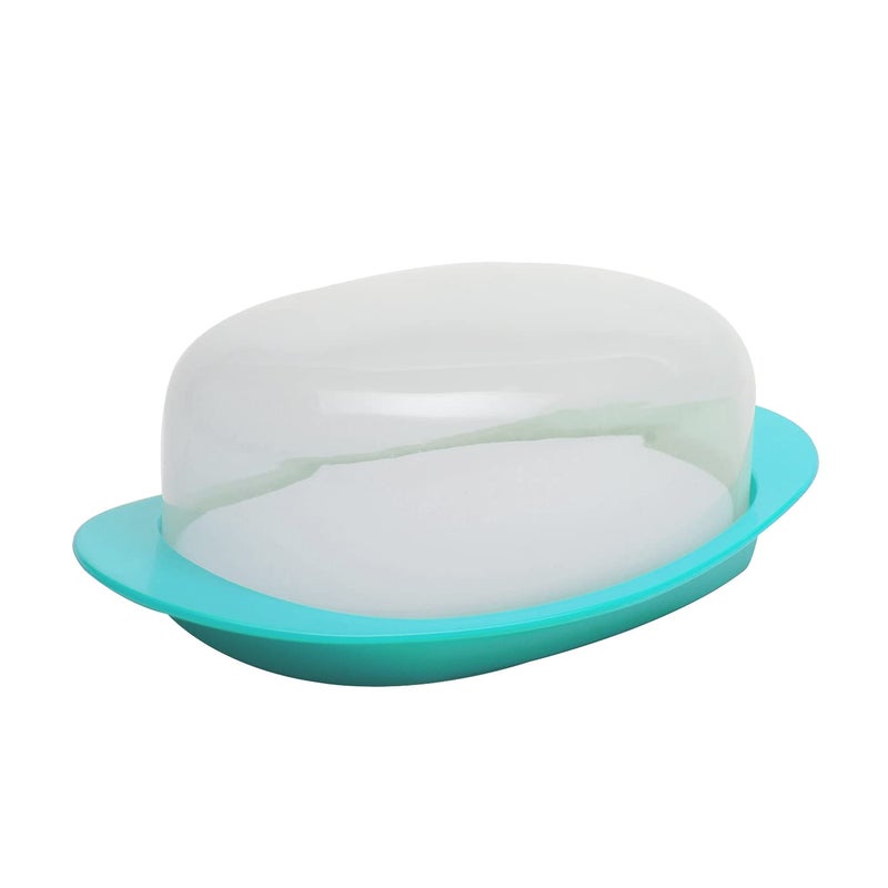 Gluman Big Bread Box With Butter Dish Container Bread Box And Butter Dish Combo 100 Food Grade Dishwasher Safe Freezer Safe Recyclable Reusable Teal Green Polypropylene - Image 3